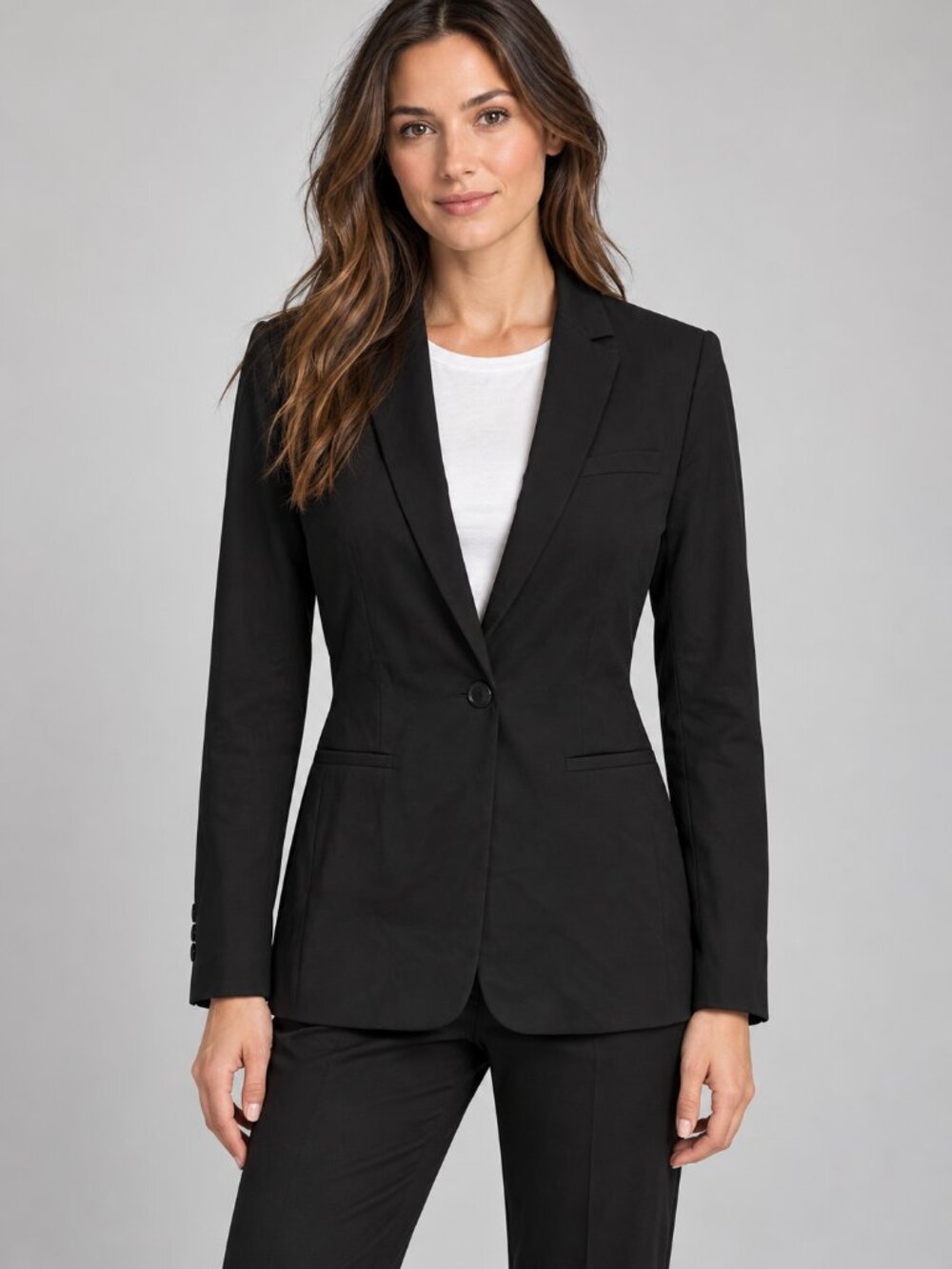 Banana Republic Long and Lean Black Italian Wool Blazer Jacket Women's 2 NWT
